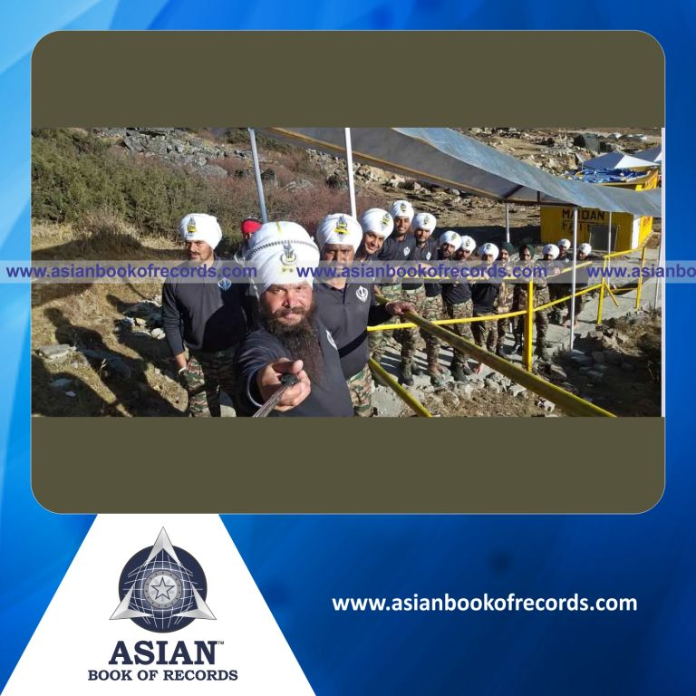 Highest Number of Participants to Perform Gatka for the Longest Duration at the Highest Altitude