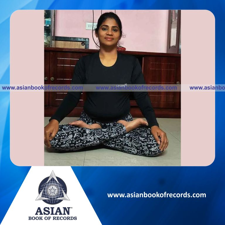 Longest Time to Hold Padmasana by an Individual (Female)
