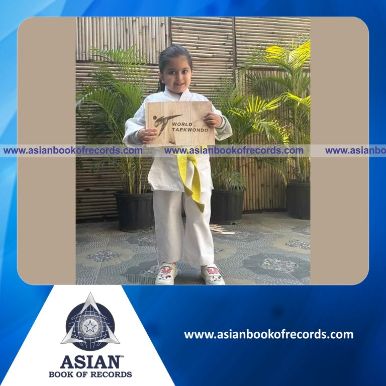 Highest Number of 3 mm Wooden Boards Broken with Punch in 90 Seconds by a Preschooler