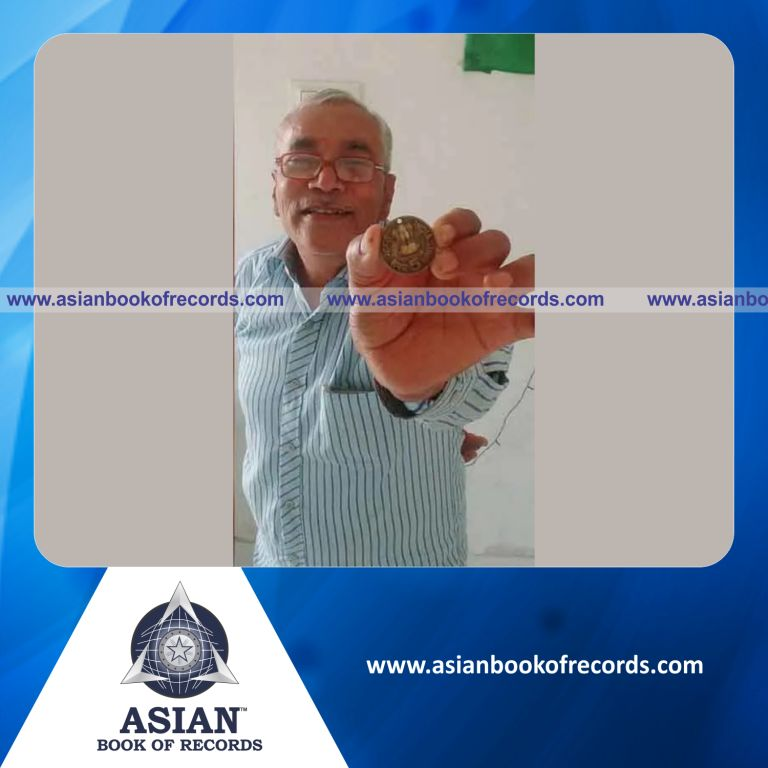 Largest Collection of Different Types of Five-Rupee Commemorative Coins by an Individual