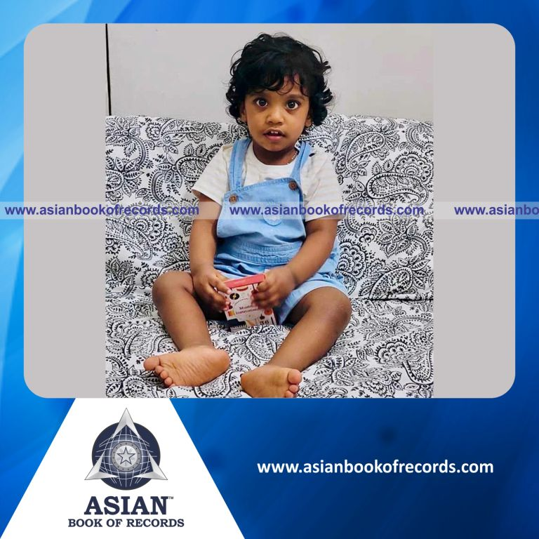 Highest Number of Musical Instruments Identified Through Flashcards and Recited by a Toddler