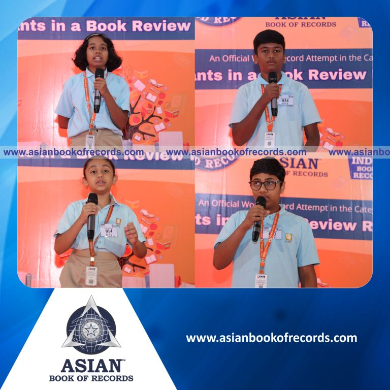 Highest Number of Participants in a Book Review Relay in 12 Hours