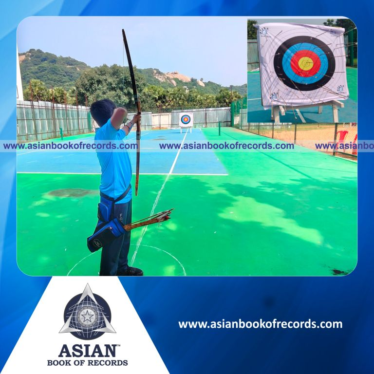 Highest Number of Arrows Shot at a 20-Meter Archery Target in 2 Hours by an Individual (Minor – Male)
