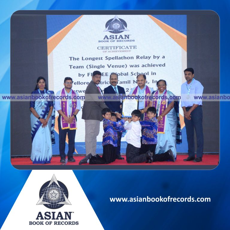 Longest Spellathon Relay by a Team (Single Venue)