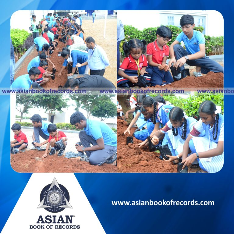 Highest Number of Grow Bags Planted with Seeds in 2 Hours by a Team (Single Venue)