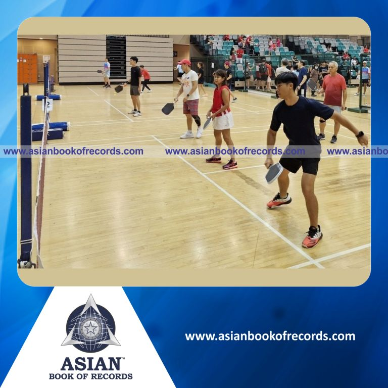 Highest Number of Participants in a Pickleball Team Competition in a Single Day