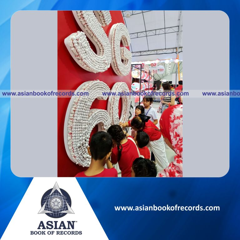 Largest Logo Made of Lollipops