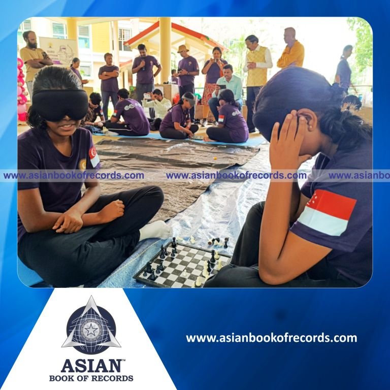 Largest Demonstration of Blindfolded Sports