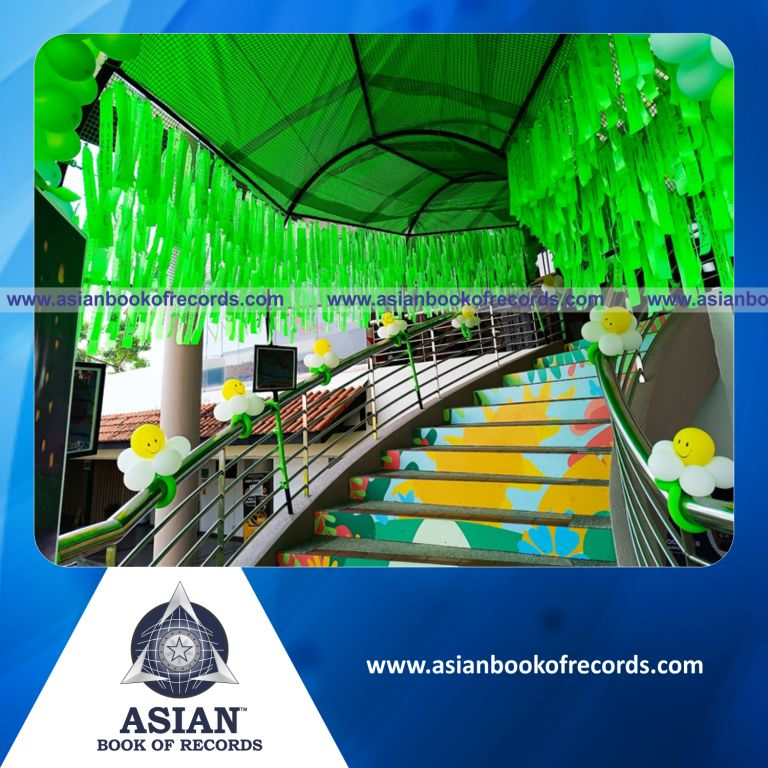 Longest Art Tunnel Covered With Handwritten Ribbons